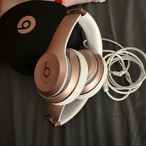 Rose Gold Over-Ear Headphones